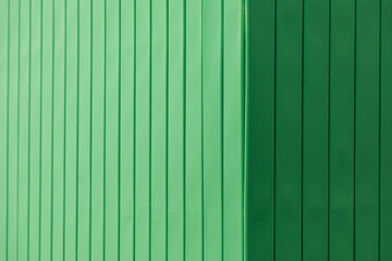 Abstract Two Tone Green Vertical Ribbed Texture Background
