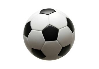 Naklejka premium New Soccer Ball isolated on white or transparent background, cut out, png