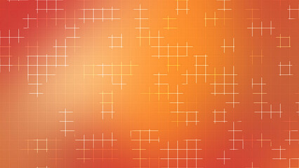 Autumn Red Orange Grid Line Abstract Background with Soft Glow