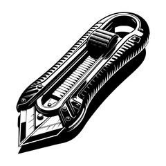 sharp metal blade used for stationary uses vector image illustration