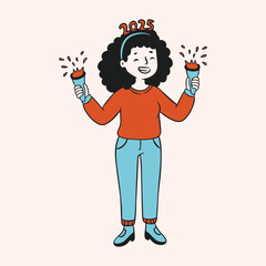 illustration of activities at a party