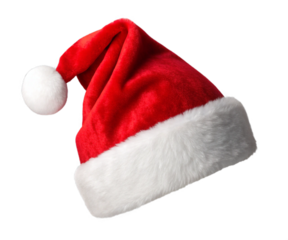 santa claus red hat isolated, Santa Claus red hat. Christmas hat isolated.