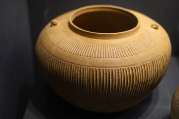 

Exhibition of ceramic artifacts in the museum