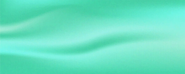 Wide fresh smooth mint green gradient mesh texture background