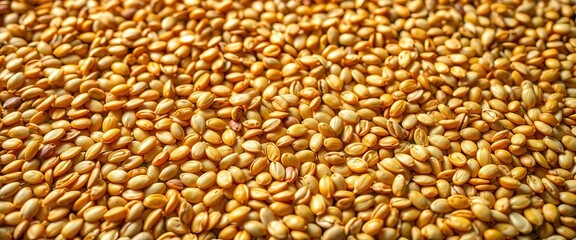 Obraz premium Close-up of scattered sunflower seeds forming a textured background, surface, design