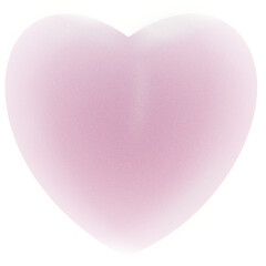 A large red–pink gradient heart with a soft grain texture on a black background. The heart shape appears smooth and modern, symbolizing love, affection, warmth