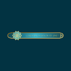 islamic lower third vector design