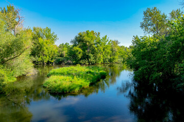 Boise River in Eagle Island State Park