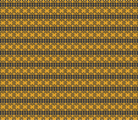 ugly Christmas sweater seamless knitting pattern.Festive knitted pattern design featuring reindeer christmas trees and snowflake elements for holiday season