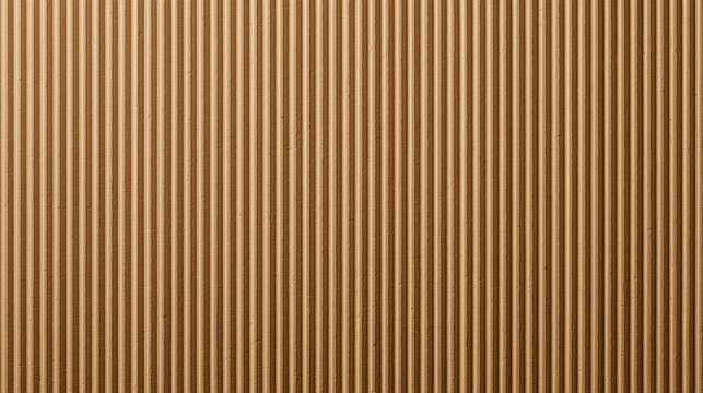 Corrugated Cardboard Texture &ndash; Natural Brown Packaging Surface