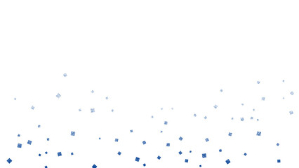 背景透過の紺色の箔散らし