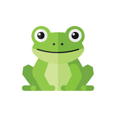 Obraz premium Happy Cartoon Frog Illustration
