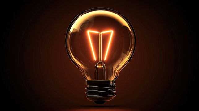 subduers. A glowing lightbulb with visible filament, centered in a dark studio setting. product launch decks, UI/UX mockups, designed for product launches and innovation pitches.