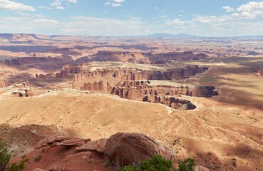 Grand View Point Overlook in Canyonlands' Island in The Sky district