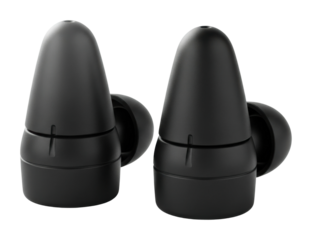 Wireless earbuds for music lovers home product isolated on transparent background