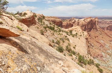 Upheaval Dome in Canyonlands' Island in The Sky district