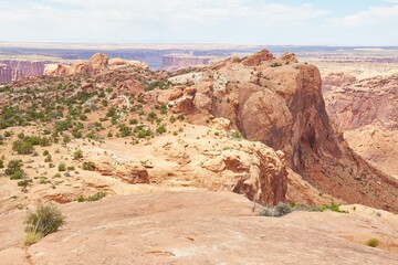 Upheaval Dome in Canyonlands' Island in The Sky district