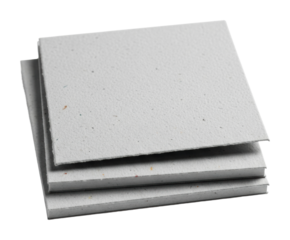 Building material usage workshop drywall isolated on transparent background