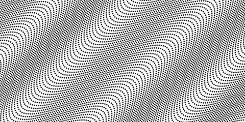 Abstract wavy optical illusion dot line pattern background. Eps10