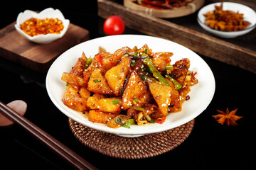 Spicy Braised Tofu - Delicious Chinese Dish