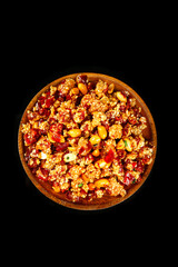 Crispy Chinese Kung Pao Chicken with Red Peppers