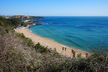 fascinating seascape from seaside cliff