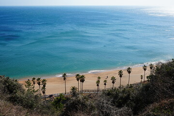 fascinating seascape from seaside cliff