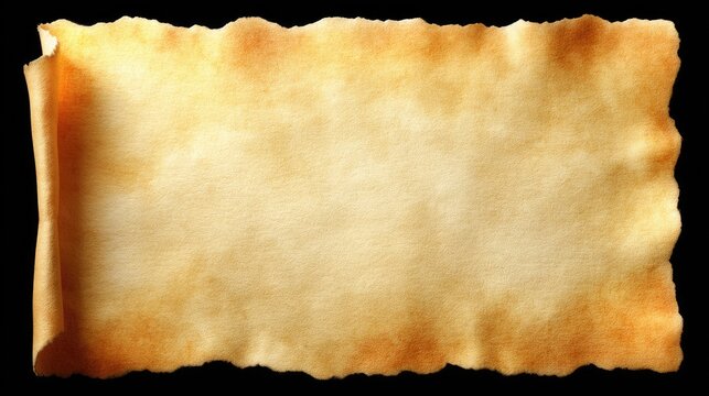 Old Vintage Scroll Textured Background with Distressed Edges for Design or Craft Projects in Warm Tones Ideal for Historical Themes and Invitations