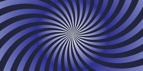 Blue Hypnotic Swirl Spiral Abstract Background