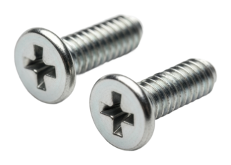 Installing metal screws in home projects diy workshop tools isolated on transparent background