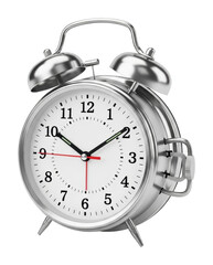 Morning alarm clock reminder home still life bright isolated on transparent background