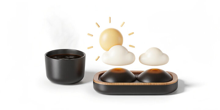 Steam condensation cumulus cloudy special effect 3d rendering png file