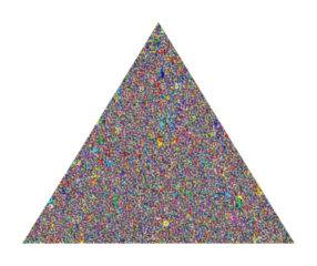 Vibrant abstract displaying colorful patterns digital creative isolated on transparent background