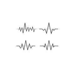ECG Electrodes line art perfect medical monitoring tool