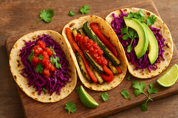 Colorful Taco Plate Market Concept for Food Business Differentiation and High-Return Culinary Branding