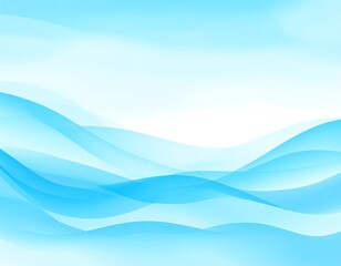 Soft, abstract background of flowing, layered blue shapes
