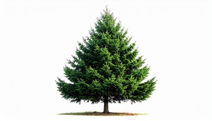 Christmas tree isolated on white background