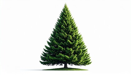 Christmas tree isolated on white background