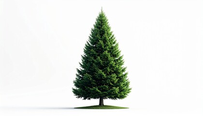 Christmas tree isolated on white background