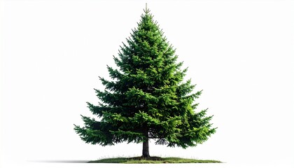 Christmas tree isolated on white background