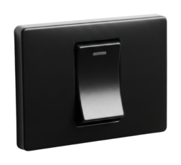 Switch control mechanism modern home product isolated on transparent background