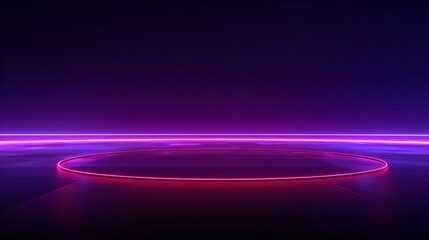 Abstract purple and pink light waves background