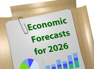 Economic Forecasts for 2026 concept