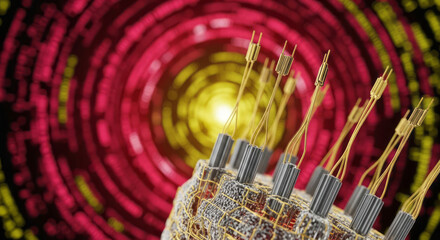 Cutting-edge AI processor with vibrant data flow technology