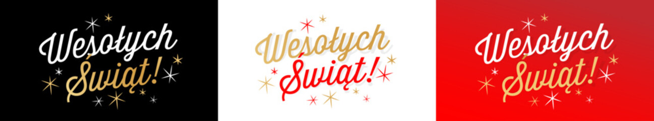 Wesołych świąt, Happy Holidays in Polish © Brad Pict