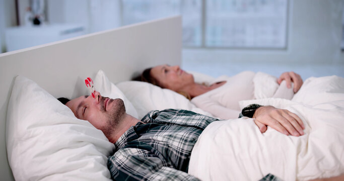 Woman's Innovative Solution Stops Man's Snoring