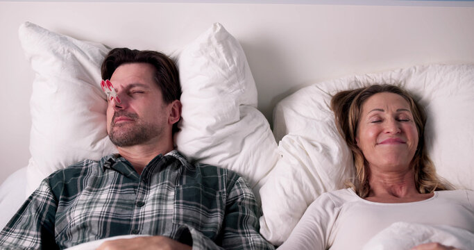 Quiet Night: Wife Discovers Husband's Snoring