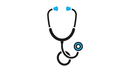 Stethoscope Medical Icon Illustration &ndash; Doctor Healthcare Diagnostic Symbol