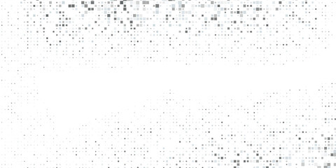 Rectangle design silver foil background with metal mirror texture. Chrome gradient surface simple abstract