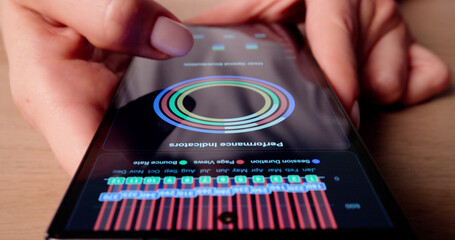 Female Marketing Analyst Predicting Market Trends